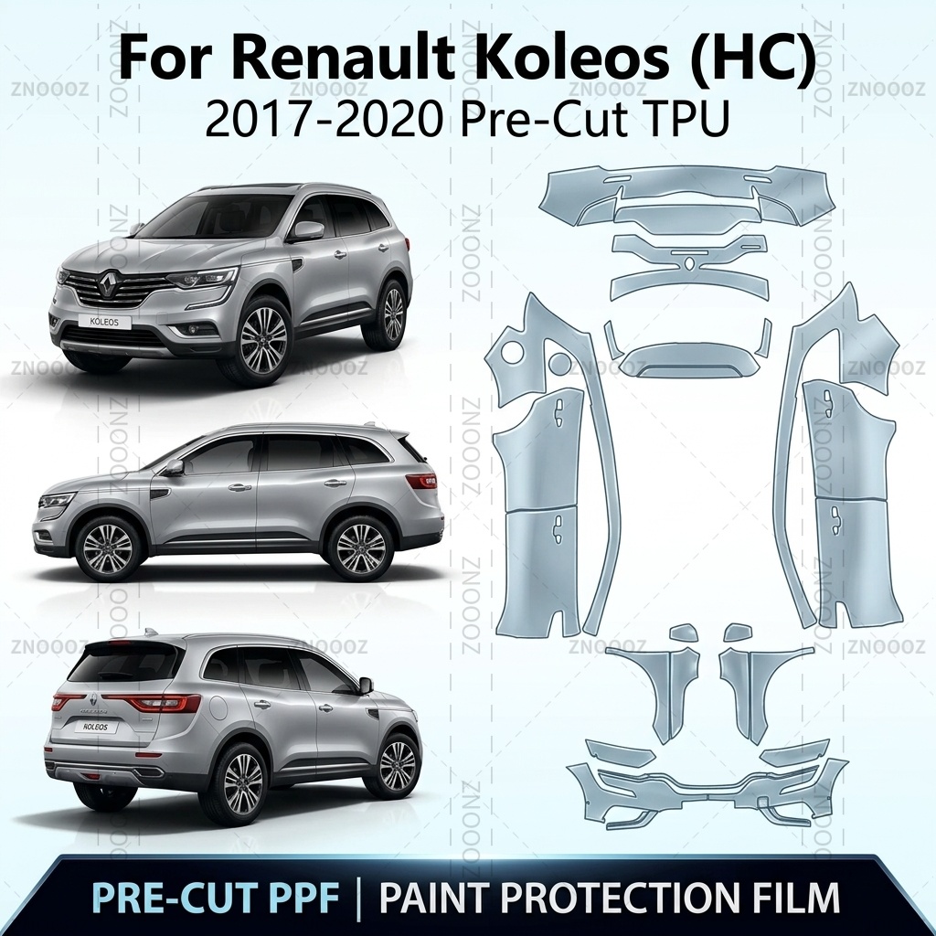 Ppf Film Clear Gloss Tpu - Para Renault Koleos (HC) 2017-2020, Película