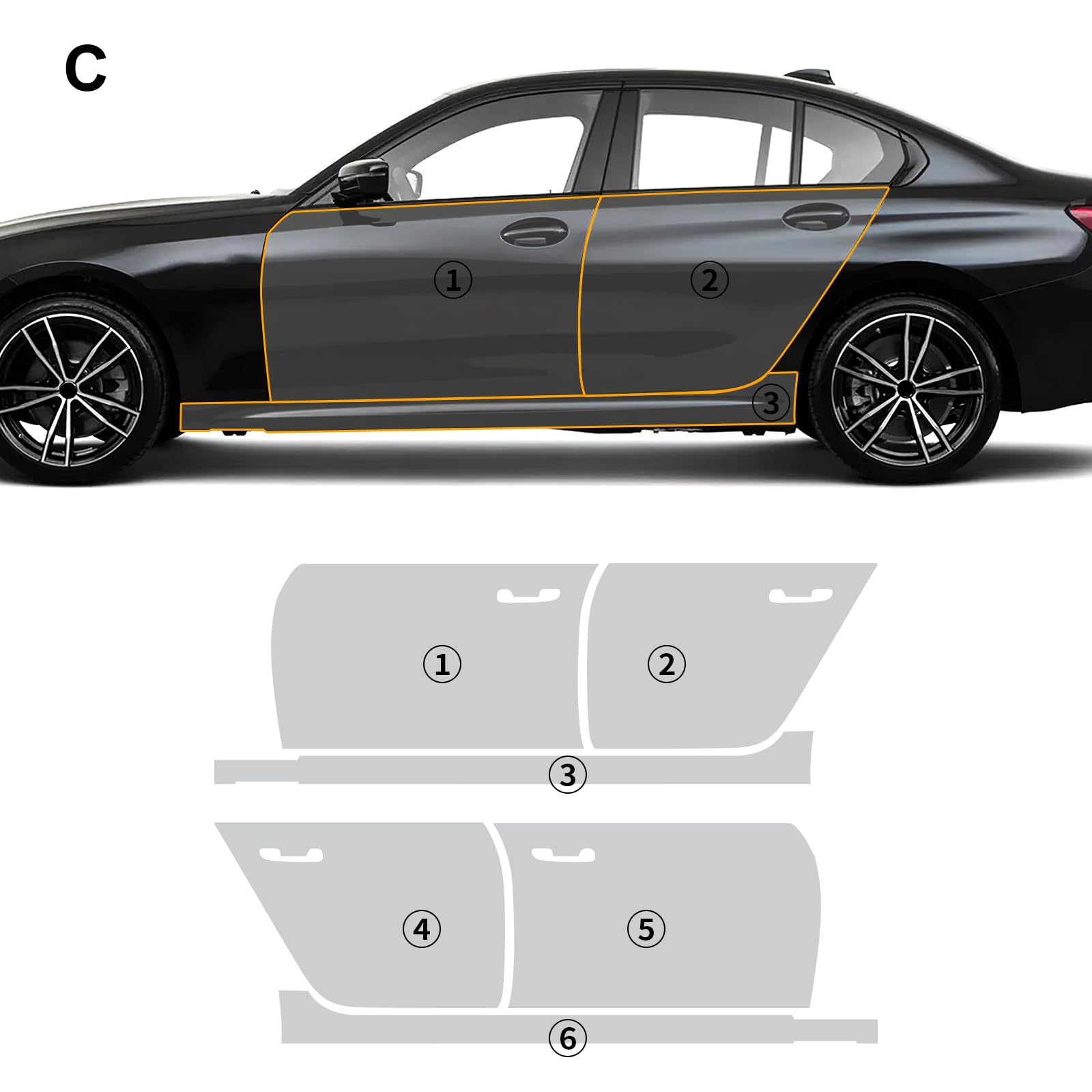 Paint Protection Film Matte - Para BMW Série 3 M-Sport 2019-2022