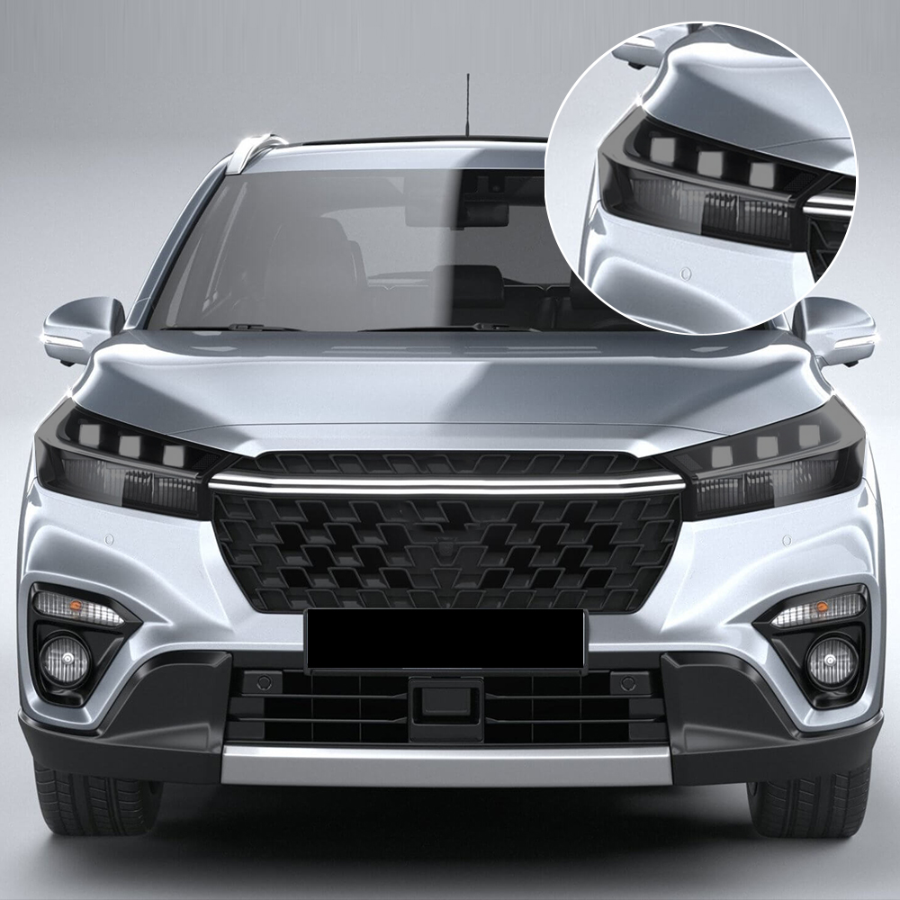 Car Wrap Film Matte Black - Para Suzuki S-Cross 2022-2026: Kit de