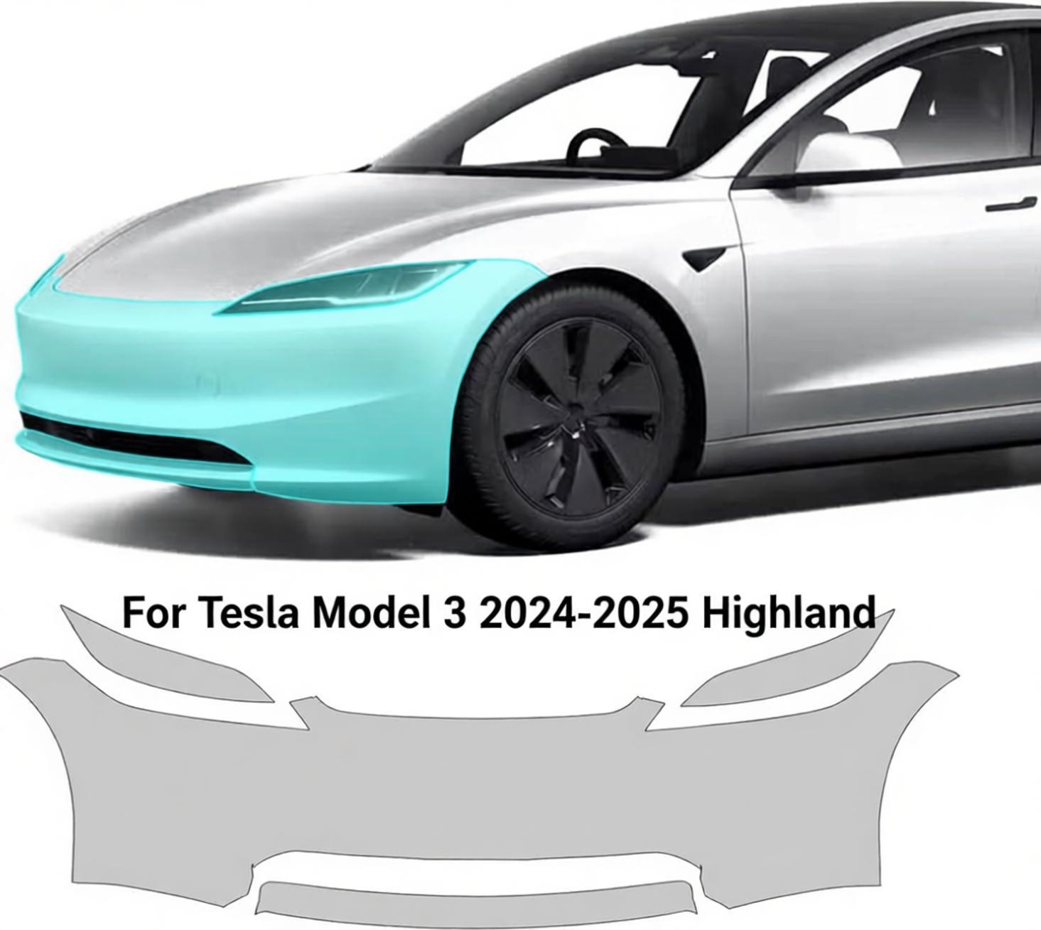 Tpu Ppf Self Healing Film - Para Tesla Model 3 2024-2025 Highland: