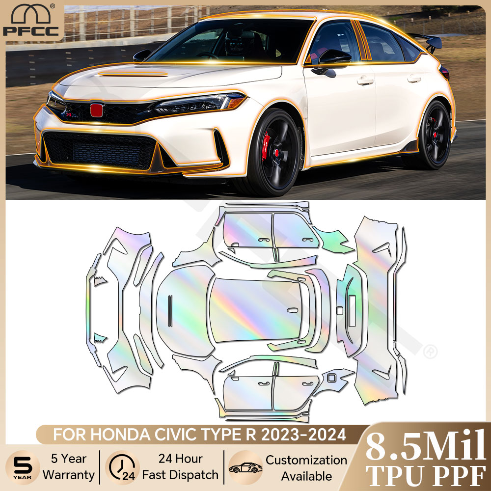 Car Paint Protection Film Kit Pre Cut - Para Honda Civic Type R 2023-2025: