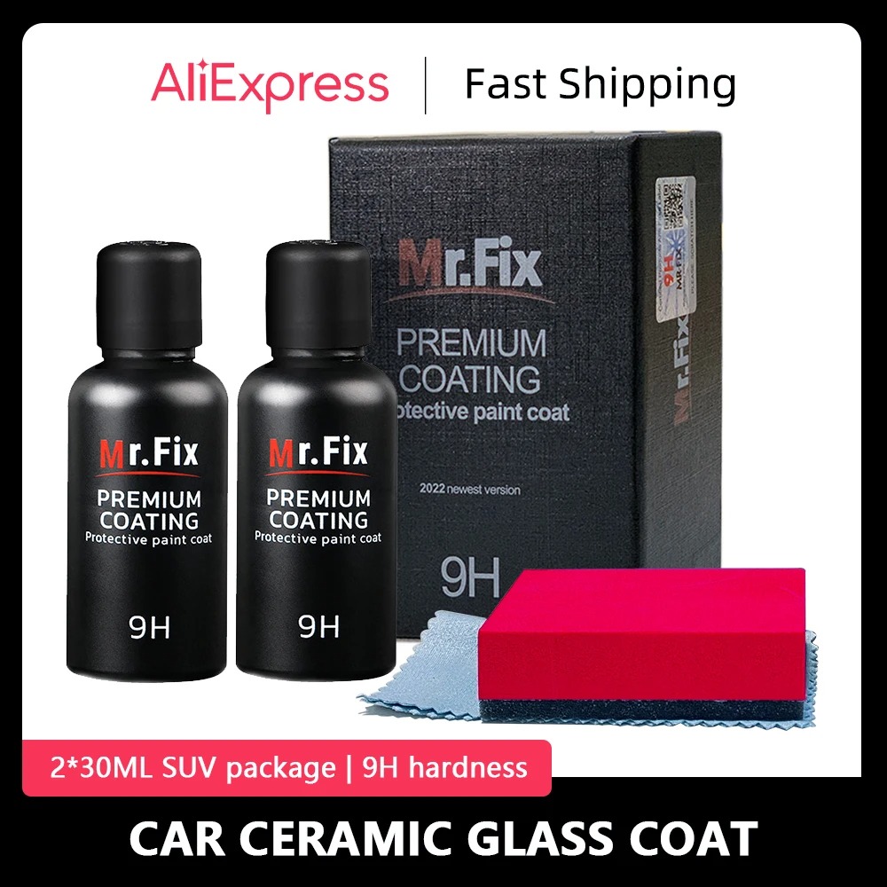 Car Ceramic Coating Kit 9H - Kit de Revestimento Cerâmico Automotivo 30ml