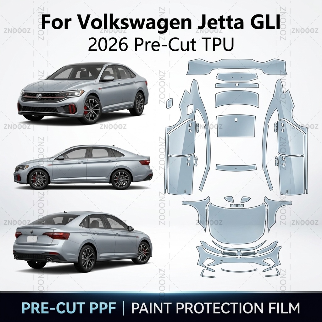 Ppf Film Clear Gloss Tpu - Para Volkswagen Jetta GLI 2026, Kit