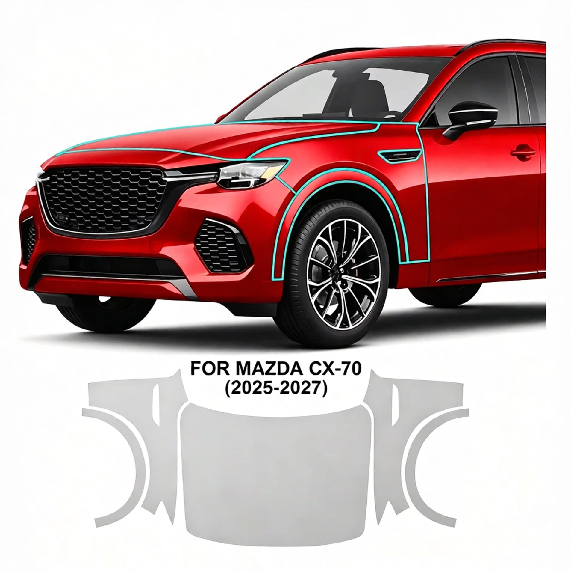 Car Paint Protection Film Kit Pre Cut - Película de proteção de pintura em
