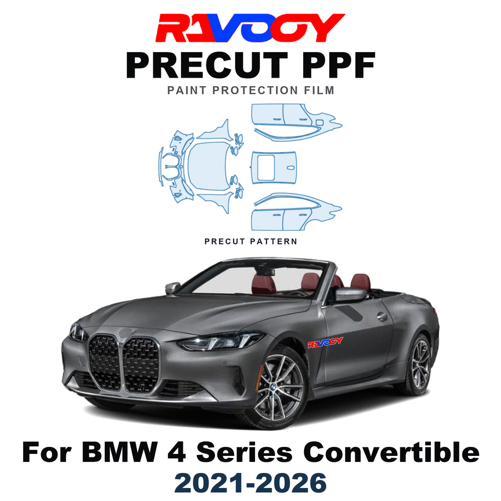 Ppf Film Clear Gloss Tpu - PPF Pré-cortado para BMW Série 4