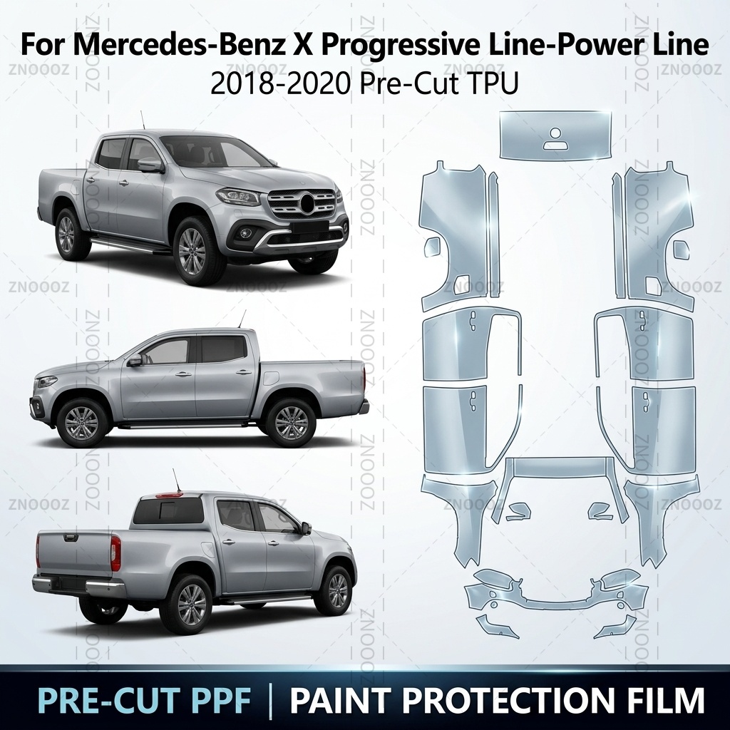 Ppf Film Clear Gloss Tpu - Para Mercedes-Benz X Progressive Line-Power Line
