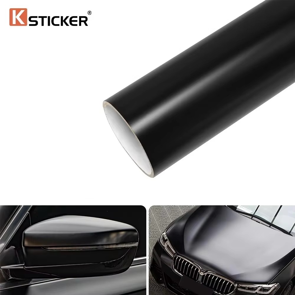 Car Wrap Film Matte Black - Filme para envelopamento de carros, cor