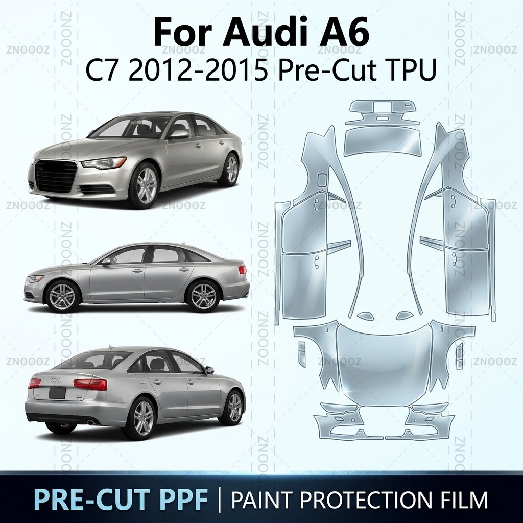 Ppf Film Clear Gloss Tpu - Para Audi A6 (C7) 2012-2015, Kit