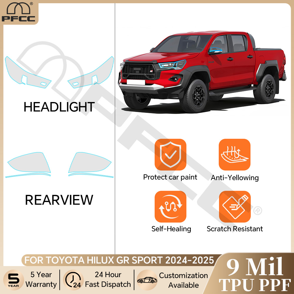 Car Paint Protection Film Kit Pre Cut - Película Protetora Transparente Pré-Cortada PPF para