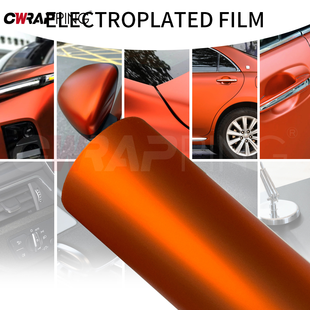Paint Protection Film Matte - Pôr do sol laranja envoltório de