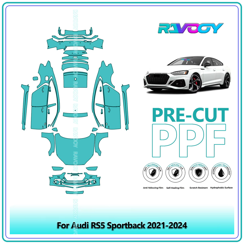 Paint Protection Film Matte - Para Audi RS5 Sportback 2021-2024: Kit