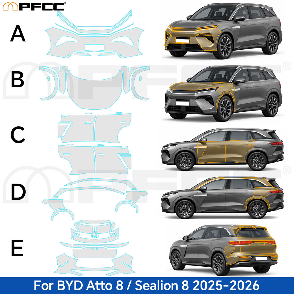 Car Paint Protection Film Kit Pre Cut - Película de Proteção de Pintura Automotiva