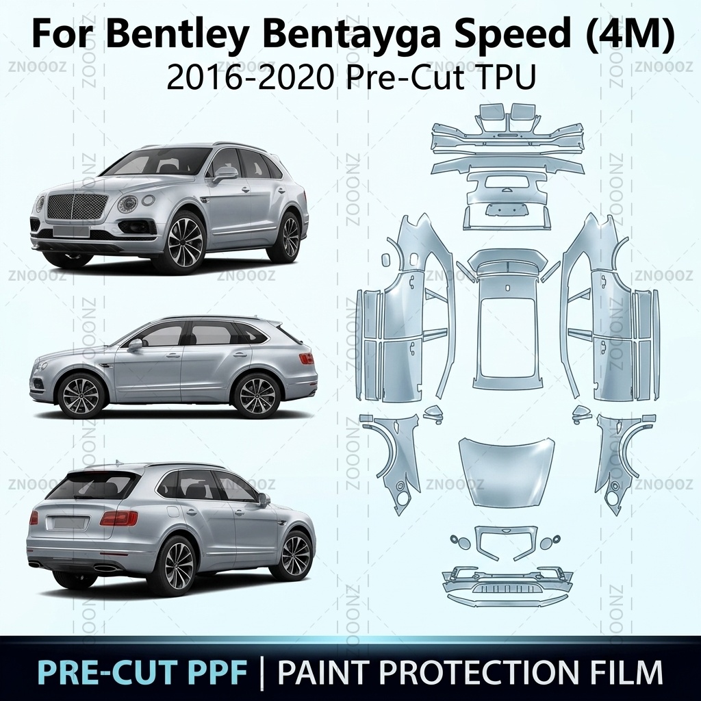 Ppf Film Clear Gloss Tpu - Para Bentley Bentayga Speed (4M) 2016-2020