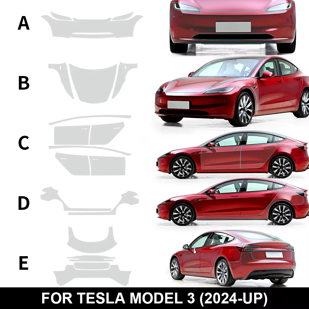 Para Tesla Model 3 2024-2025 H - Tpu Ppf Self Healing Film avaliação e preço
