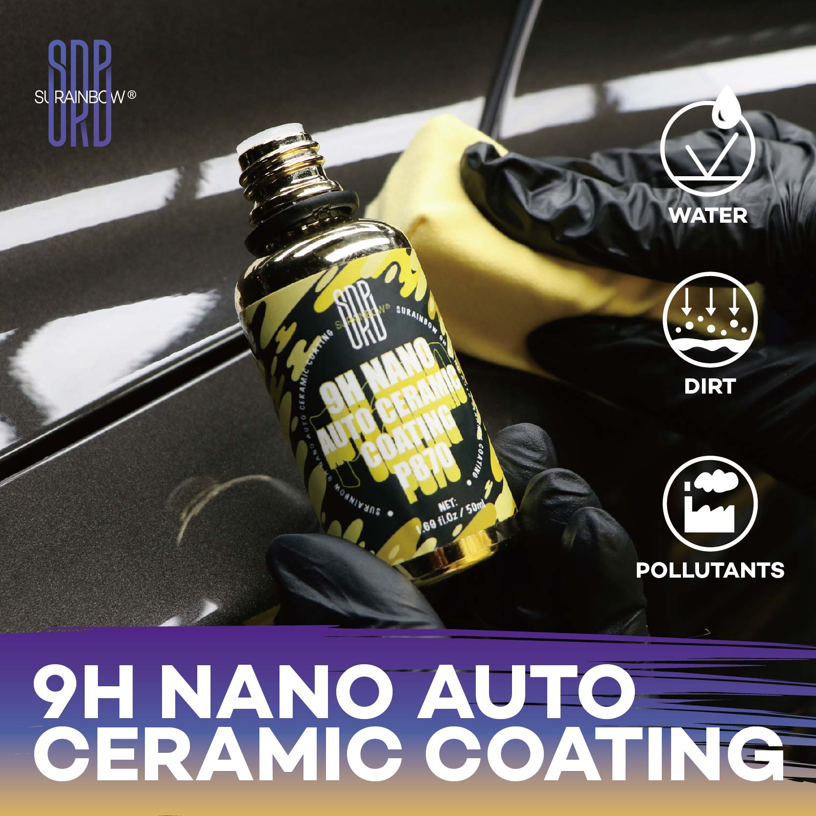 Revestimento cerâmico, kit de  - Car Ceramic Coating Kit 9H avaliação e preço