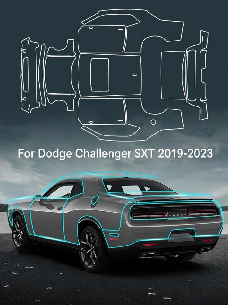 Para Dodge Challenger SXT 2019 - Tpu Ppf Self Healing Film avaliação e preço