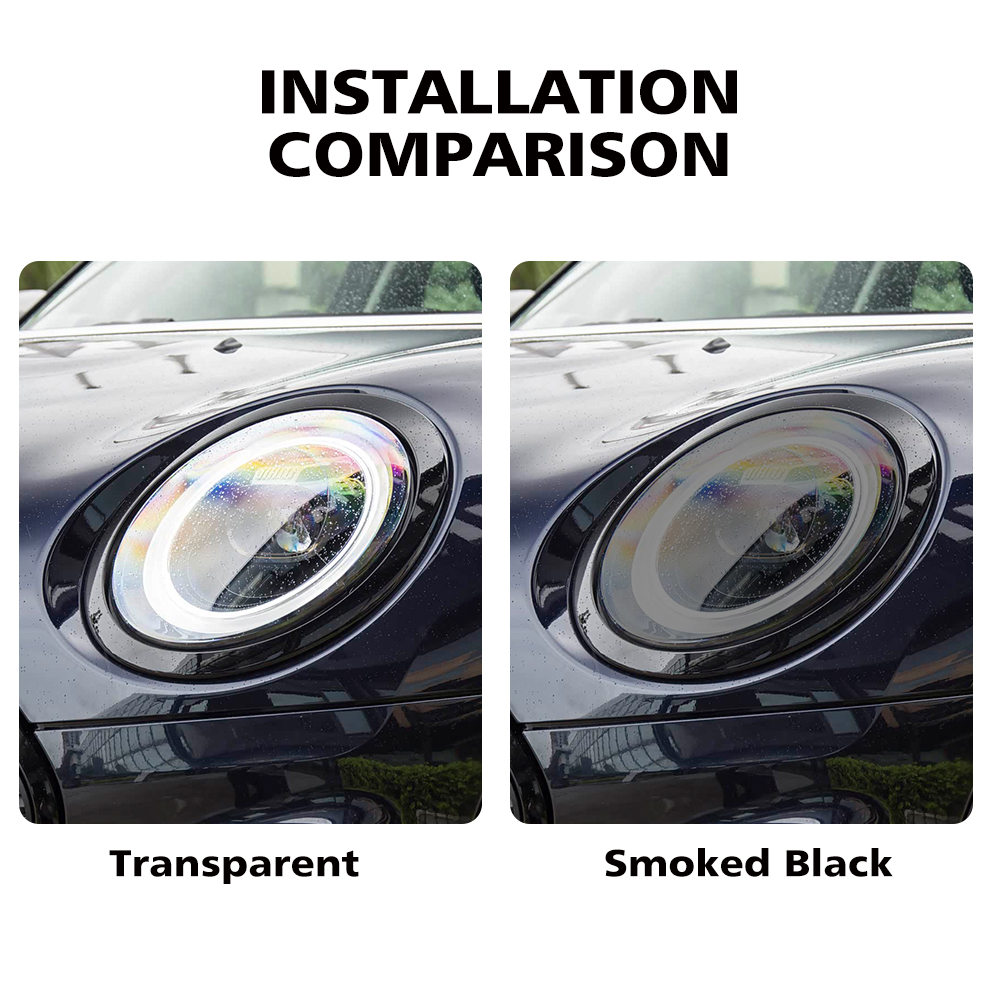 Película Protetora de Farol de - Car Wrap Film Matte Black avaliação e preço