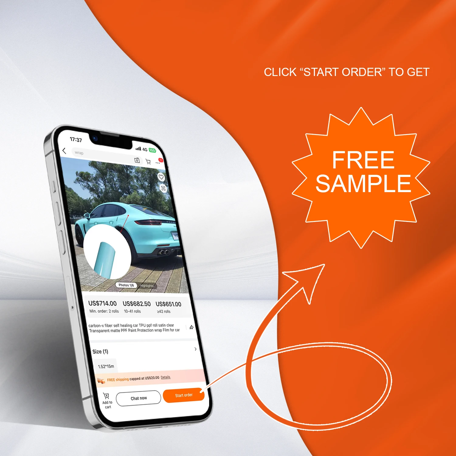 Película Automotiva PPF TPU 8m - Ppf Film 8Mil Tpu avaliação e preço