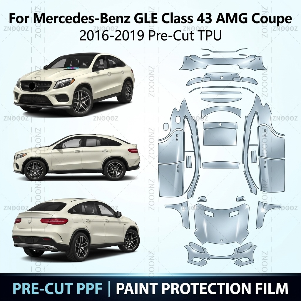 Para Mercedes-Benz GLE Class 4 - Ppf Film Clear Gloss Tpu avaliação e preço