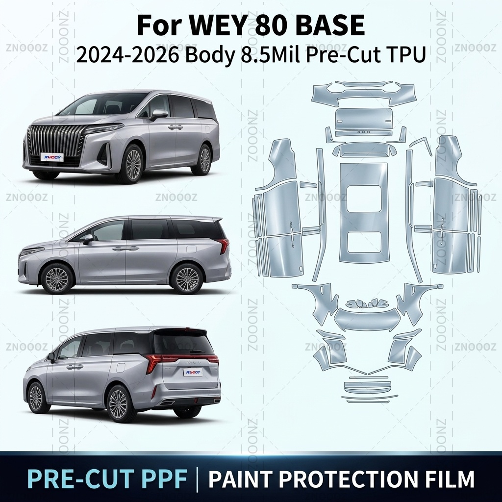 Para WEY 80 BASE 2024-2026, Ki - Ppf Film Clear Gloss Tpu avaliação e preço