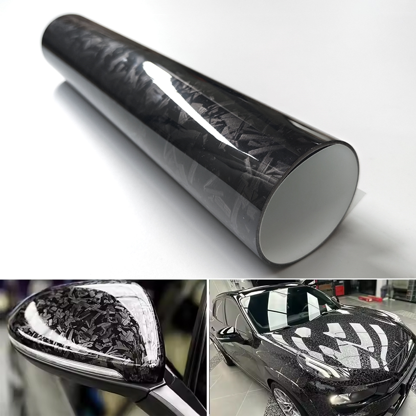 Película de Fibra de Carbono P - Car Wrap Film Matte Black avaliação e preço