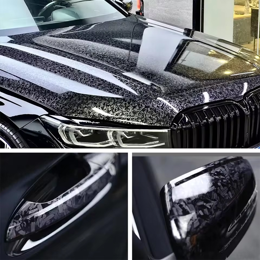 Película de Fibra de Carbono P - Car Wrap Film Matte Black avaliação e preço