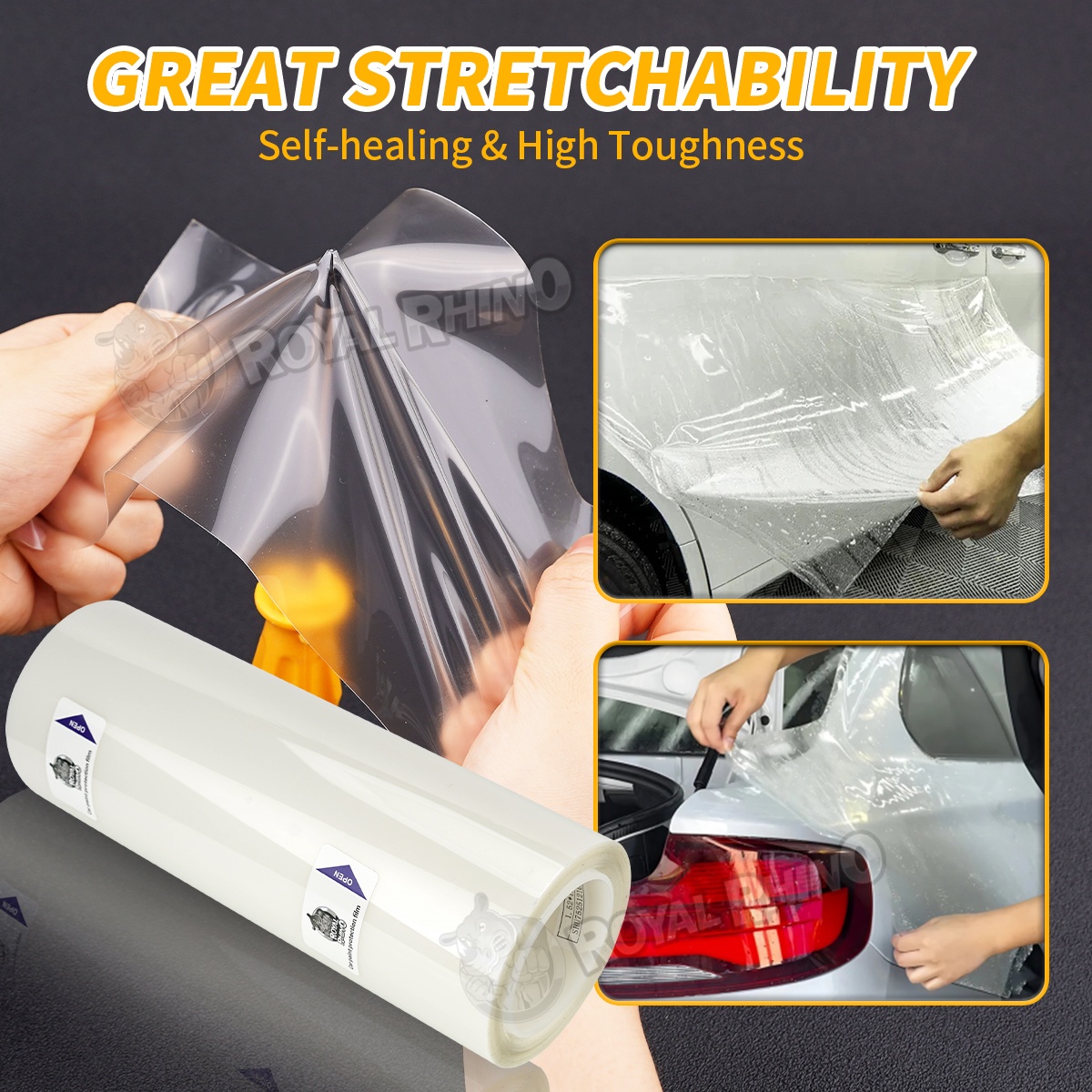 Rolo de 1,52x15M, 8,5mil, Pelí - Paint Protection Film Roll 1.52X15M avaliação e preço