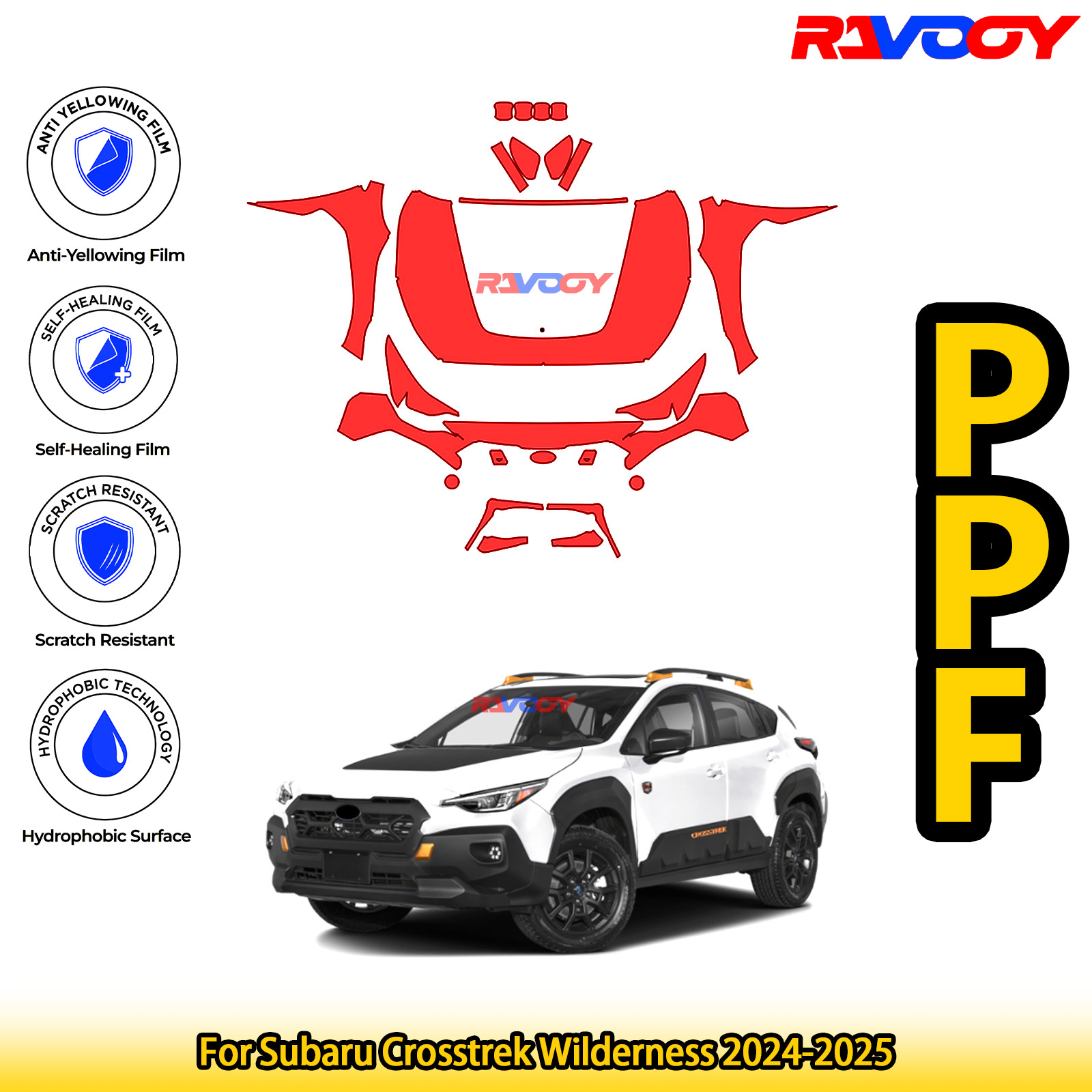 Para subaru crosstrek deserto  - Paint Protection Film Matte avaliação e preço