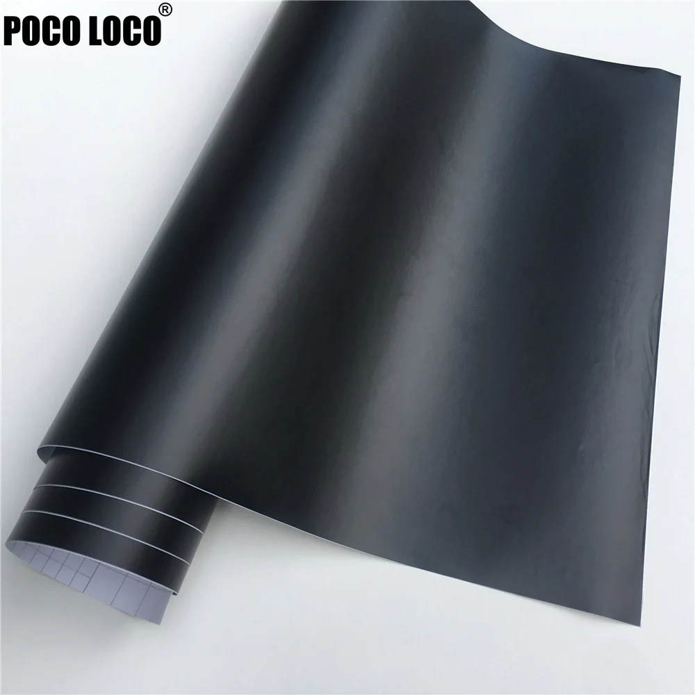 Filme autoadesivo de vinil pre - Car Wrap Film Matte Black avaliação e preço