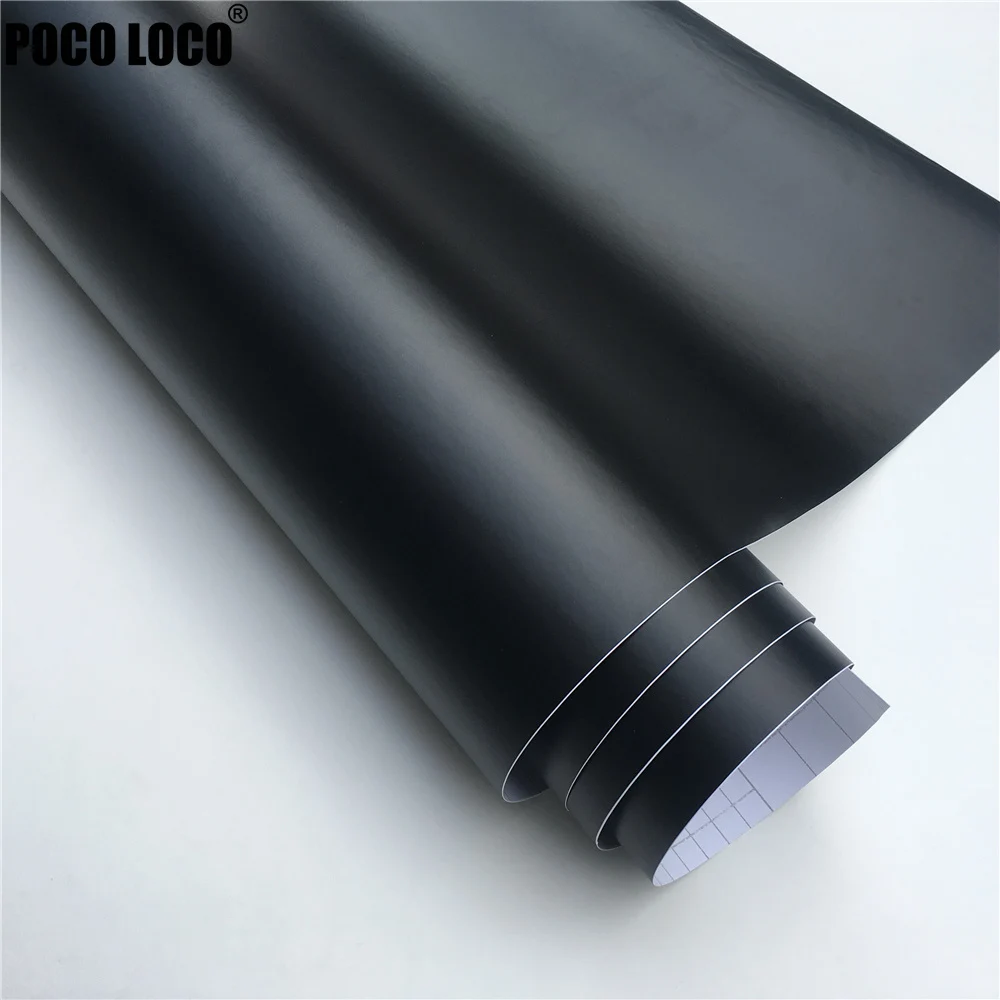 Filme autoadesivo de vinil pre - Car Wrap Film Matte Black avaliação e preço