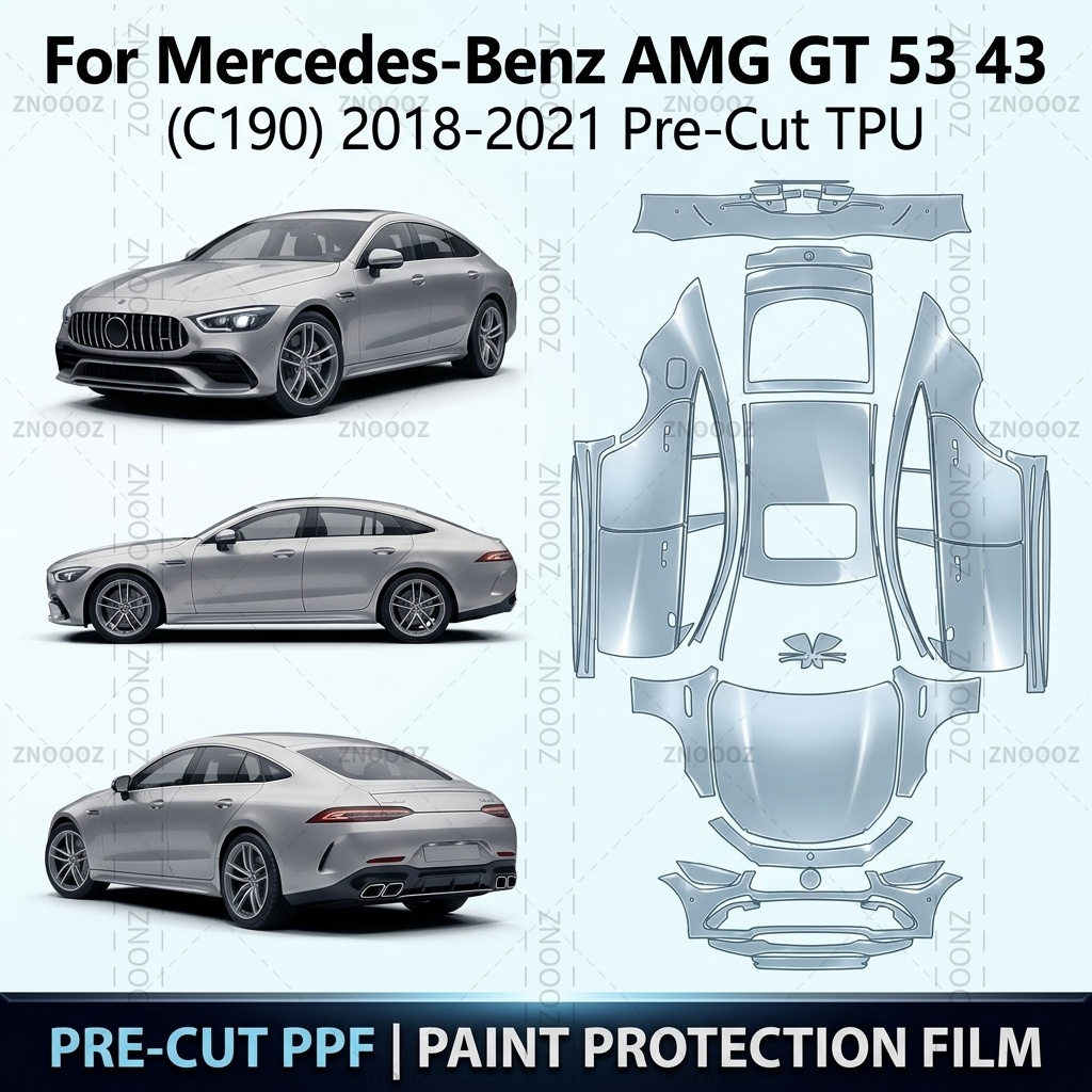 Para Mercedes-Benz AMG GT 53 4 - Ppf Film Clear Gloss Tpu avaliação e preço