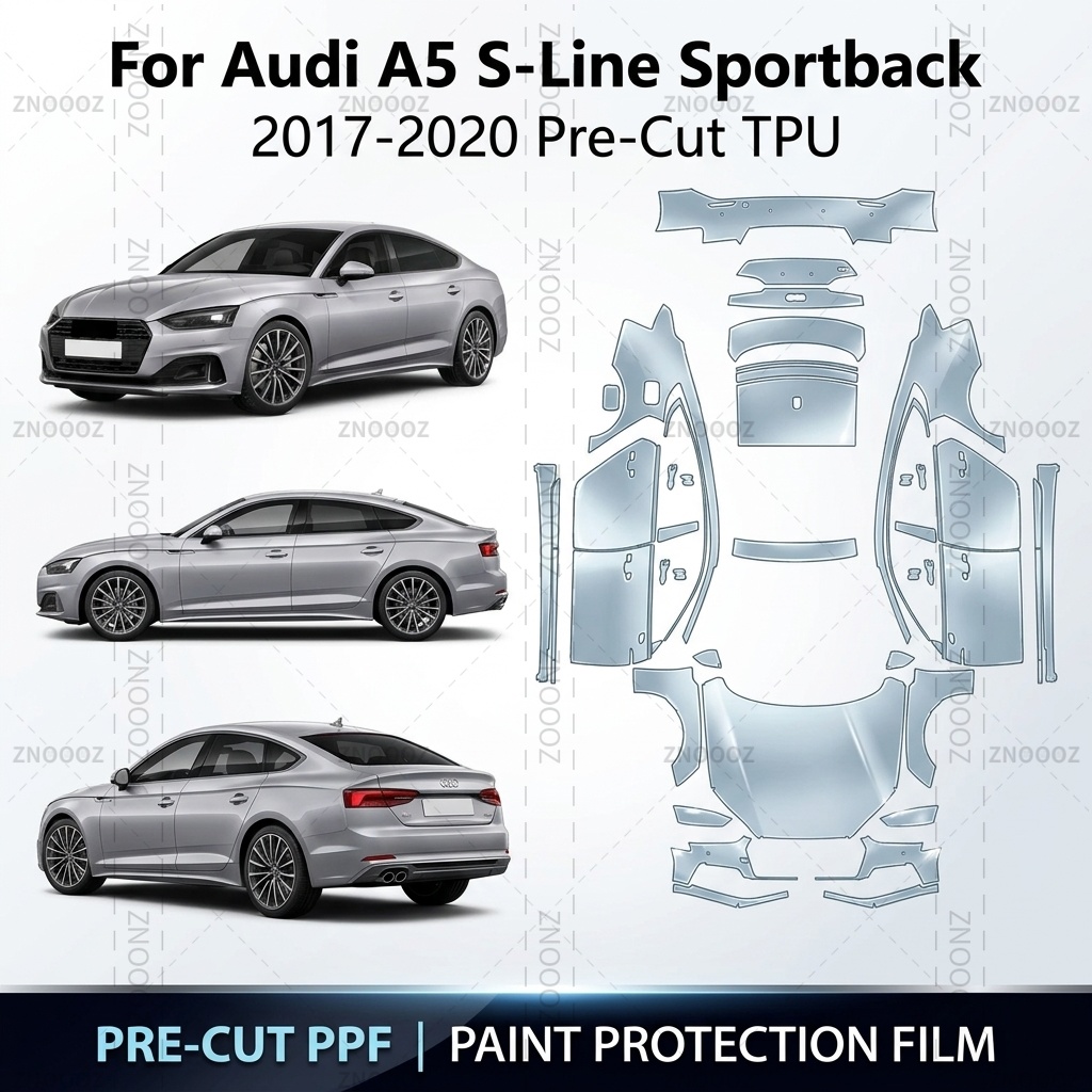Para Audi A5 S-Line Sportback  - Ppf Film Clear Gloss Tpu avaliação e preço